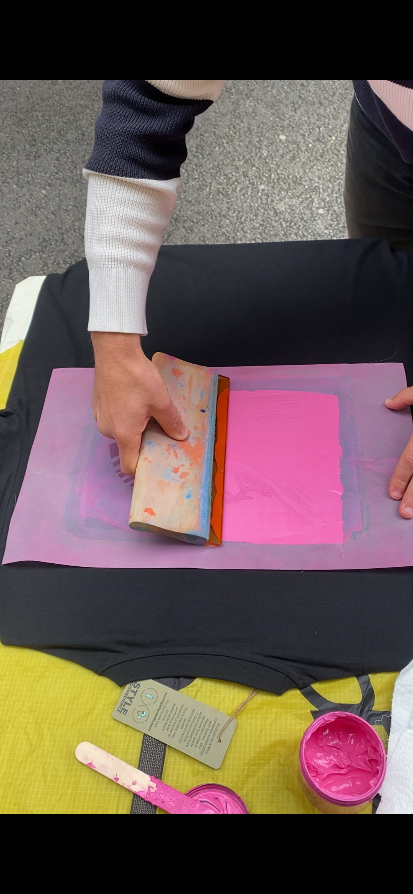 Sérigraphie en direct My Studio Print